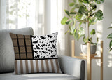Minka Abstract Reversible Indoor/Outdoor Square Pillow