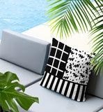 Minka Abstract Reversible Indoor/Outdoor Square Pillow