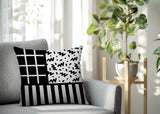Minka Abstract Reversible Indoor/Outdoor Square Pillow