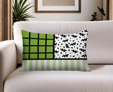 Minka Abstract Reversible Indoor/Outdoor Square Pillow