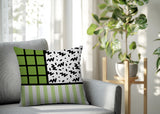 Minka Abstract Reversible Indoor/Outdoor Square Pillow