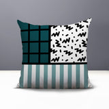 Minka Abstract Reversible Indoor/Outdoor Square Pillow