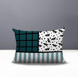 Minka Abstract Reversible Indoor/Outdoor Rectangle Pillow