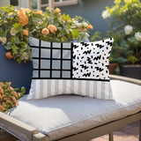 Minka Abstract Reversible Indoor/Outdoor Square Pillow