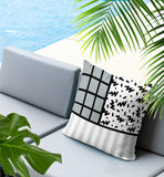 Minka Abstract Reversible Indoor/Outdoor Square Pillow