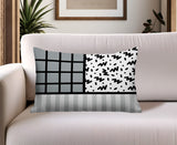 Minka Abstract Reversible Indoor/Outdoor Rectangle Pillow