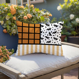 Minka Abstract Reversible Indoor/Outdoor Square Pillow