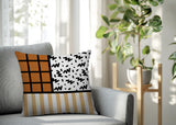 Minka Abstract Reversible Indoor/Outdoor Square Pillow