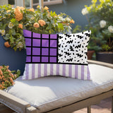 Minka Abstract Reversible Indoor/Outdoor Rectangle Pillow