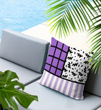 Minka Abstract Reversible Indoor/Outdoor Square Pillow