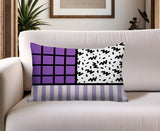 Minka Abstract Reversible Indoor/Outdoor Square Pillow