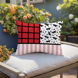 Minka Abstract Reversible Indoor/Outdoor Rectangle Pillow