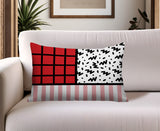 Minka Abstract Reversible Indoor/Outdoor Square Pillow