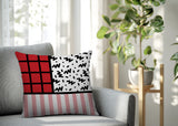 Minka Abstract Reversible Indoor/Outdoor Square Pillow