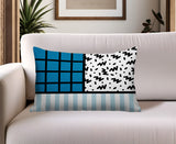 Minka Abstract Reversible Indoor/Outdoor Square Pillow