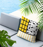 Minka Abstract Reversible Indoor/Outdoor Square Pillow