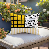 Minka Abstract Reversible Indoor/Outdoor Square Pillow