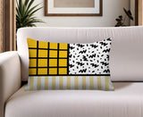Minka Abstract Reversible Indoor/Outdoor Rectangle Pillow