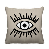 Miranda Abstract Outdoor Reversible Throw Square Pillow
