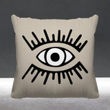 Miranda Abstract Outdoor Reversible Throw Square Pillow