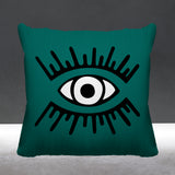 Miranda Abstract Outdoor Reversible Throw Square Pillow