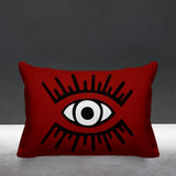 Miranda Symbolic Reversible Indoor/Outdoor Rectangular Pillow