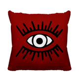Miranda Abstract Outdoor Reversible Throw Square Pillow