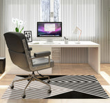 Misa low pile chair mat in Beige