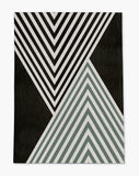 Misa low pile chair mat in Emerald