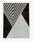Misa low pile chair mat in Grey