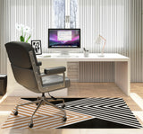Misa low pile chair mat in Orange