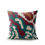 Misio Animal Print Faux Suede Square Indoor Pillow