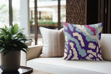 Misio Animal Print Faux Suede Square Indoor Pillow