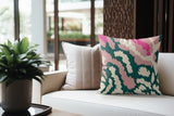 Misio Animal Print Faux Suede Square Indoor Pillow