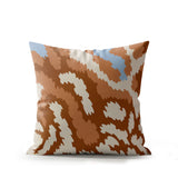 Misio Animal Print Faux Suede Square Indoor Pillow