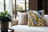 Misio Animal Print Faux Suede Square Indoor Pillow