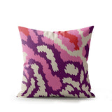 Misio Animal Print Faux Suede Square Indoor Pillow