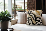 Misio Animal Print Faux Suede Square Indoor Pillow
