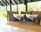 Miso Spun Polyester Lumbar Indoor/Outdoor Throw Pillow