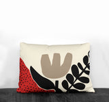 Miso Spun Polyester Lumbar Indoor/Outdoor Throw Pillow