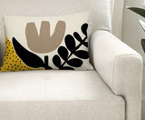 Miso Spun Polyester Lumbar Indoor/Outdoor Throw Pillow