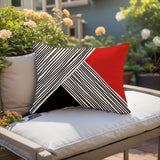 Mitzi Spun Polyester Lumbar Indoor/Outdoor Throw Pillow