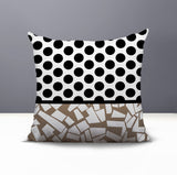 Miva Abstract Reversible Indoor/Outdoor Square Pillow