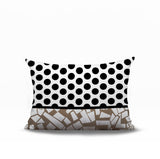 Miva Abstract Reversible Indoor/Outdoor Rectangle Pillow