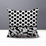 Miva Abstract Reversible Indoor/Outdoor Square Pillow