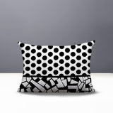 Miva Abstract Reversible Indoor/Outdoor Rectangle Pillow