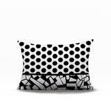 Miva Abstract Reversible Indoor/Outdoor Rectangle Pillow