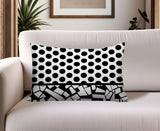 Miva Abstract Reversible Indoor/Outdoor Square Pillow