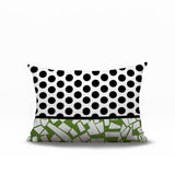 Miva Abstract Reversible Indoor/Outdoor Rectangle Pillow