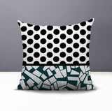 Miva Abstract Reversible Indoor/Outdoor Square Pillow